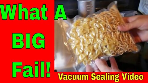 vacuum sealing Food From My 50LB Big Food Bank HAUL