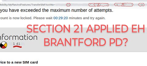 SECTION 21 FOR BRANTFORD PD, ROBBERY BELL CYBERCRIMES CEO SCREW DULY NOTIFIED!