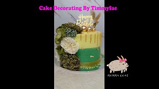 Real Flower Cake 2 w/ Flower Dance Baby & Cute Rabbit = Bigly Cute