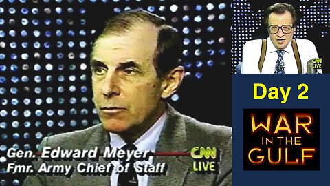 Vintage CNN - Iraq War Day 2 - News Hour - Jan17-91 (9:30PM EST)