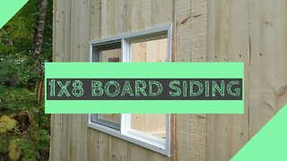 Installing 1x8 Board Shed Siding