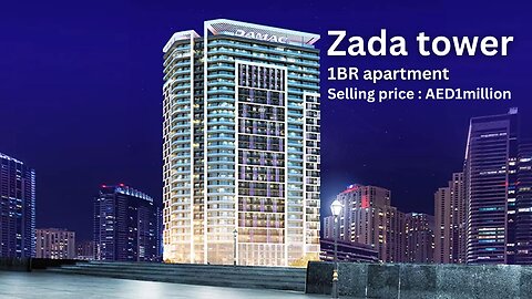 Luxurious Living at Zada Tower | 1BR Apartment in Dubai | AED 1M | Must-See Property!
