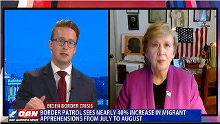 Clare Lopez on OANN - Border Patrol, Nearly 40% Increase In Illegal Apprehensions, July to August