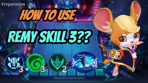 MAGIC CHESS || MLBB || HOW TO USE REMY SKILL 3