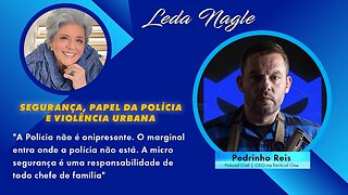 Pedrinho Reis: polícia não é onipresente, bandido estuda ação, vitima não pode parecer frágil