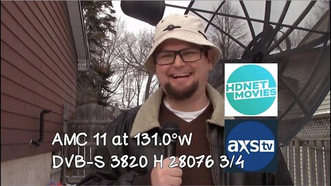 HDNet Movies & AXS on AMC 11 131West How to Blindscan & Enter Transponder Manually : Removed