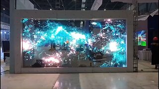 Holographic LED screen