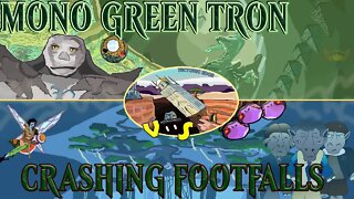 Mono Green Tron VS Crashing Footfalls｜Rhino Cascade!｜Magic The Gathering Online Modern League Match