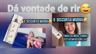 MUDARAM O DISCURSO FOI? MEU DEUS😅😅😅😅 Na descrição tem o link do vídeo!😅