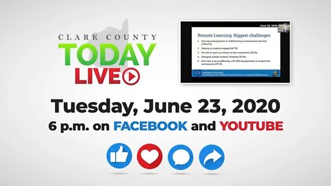 WATCH: Clark County TODAY LIVE • Tuesday, June 23, 2020