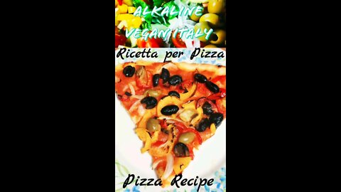 ITALIAN ALKALINE VEGAN PIZZA RECIPE. YEAST FREE