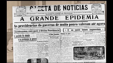 GRIPE ESPANHOLA 1918, GUERRA SEGUIDA DE PANDEMIA ,ESTAMOS VIVENDO EM UM MAIS DO MESMO