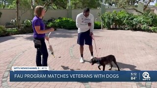 FAU program matches veterans with dogs