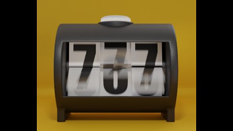 Flip Clock Blender Animation