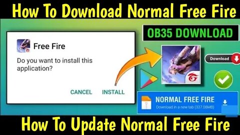 How To Download Normal Free Fire || How To Update Normal Free Fire || Normal Free Fire - Rock Munna