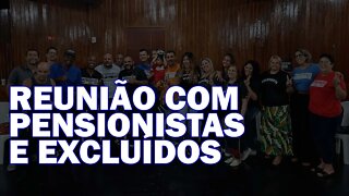 No dia 15/07/22, o SGT PORTUGAL e o SGT CAMARA conversaram com pensionistas e excluídos.