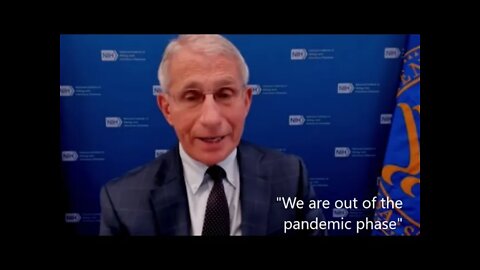 Fauci actually said this...... but do you really believe him?