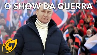 O desespero palpável de Putin em seu esquisitíssimo "show da guerra"