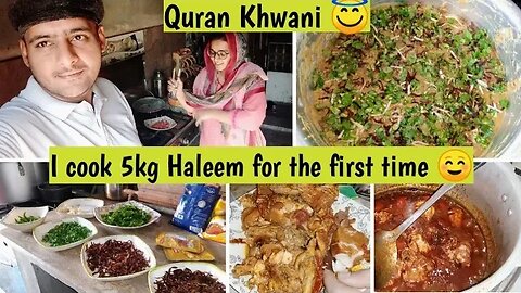 Pehli baar 5kg Haleem banai 😍 Allah ne izzat rakh li 😇