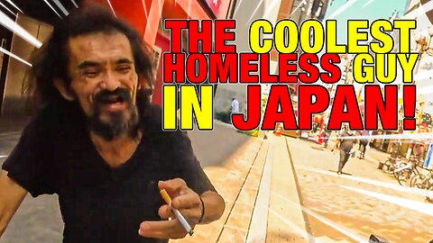 Homeless Man hangout in Japan
