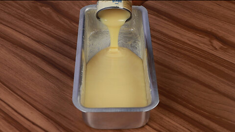 Put Condensed Milk Straight into the Mold and Be Surprised! Very Tasty and Easy