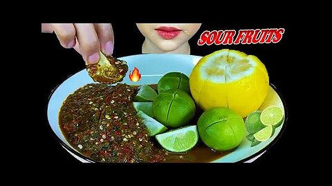 Eating Spicy Lime Salad