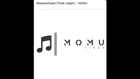 Khamoshiyan(Thodi Jagah) - MOMU MOMU==