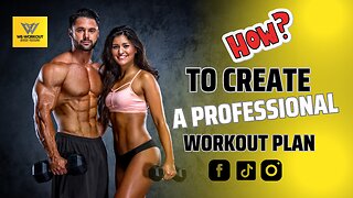 How to Create a professional workout plan 🤔 | 7 Steps to Create your own workout plan | #workout