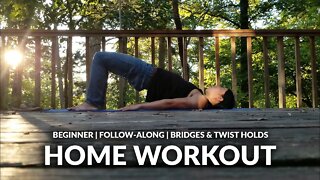 Day 3: Bridges & Twists | Beginner's Home Workout