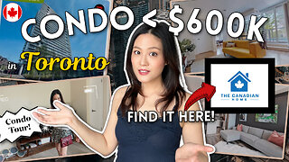 What Condo does $600k get you in TORONTO? (with condo tour!)