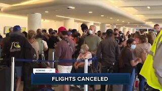 Spirit, American airlines cancel hundreds of flights