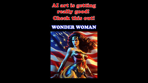 Digital AI art is getting shockingly good! Check this out! Part 29 - Wonder Woman - Number 2 of 2.