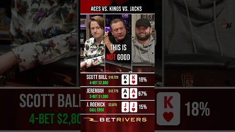 ACES vs. KINGS vs. JACKS in crazy poker cash game with NHL Legend Jeremy Roenick #pokernight #fail