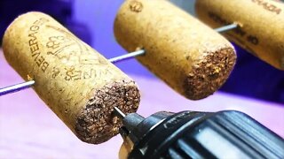 Don 't THROW AWAY the wine corks . And better make this useful homemade