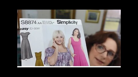 Sewing Simplicity 8874 Knit dress, tips and review