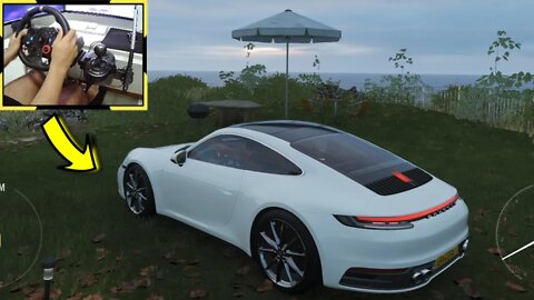 PORSCHE 911 CARRERA S 2019 Forza Horizon 4 gameplay Logitech g29