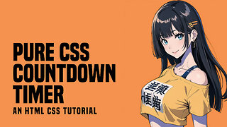 Countdown Timer With Pure CSS
