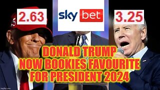 Donald Trump Now Bookies Favourite For President 2024 #trump #trump2024 #bookies #biden #biden2024