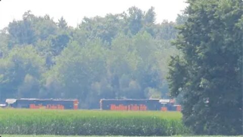Wheeling & Lake Erie Mixed Freight Train From Sterling, Ohio August 14, 2021