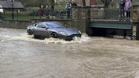 Aston Martin DB11 vs Flood