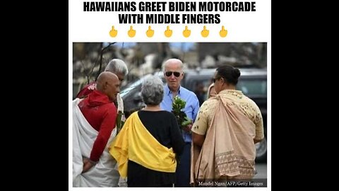 Biden Compares His Lake/Pond House Fire to Maui Tragedy 8-23-23 Grassroots Army