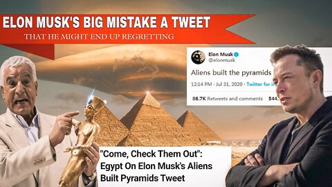 IT HAPPENED! Egypt's Top Government Official has Finally Spoken about Elon musk's Tweet