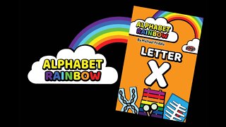 Alphabet Rainbow - Letter X