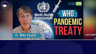 Mike Yeadon 博士对世卫组织迫在眉睫的卫生专政发出严重警告