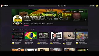 Ganhe criptomoedas assistindo videos do Canal monarquia livre na rede de videos ODYSEE
