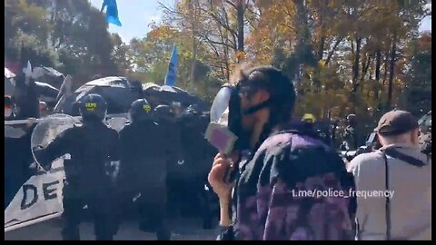 Antifa Attacks Police During A Stop Cop City Protest