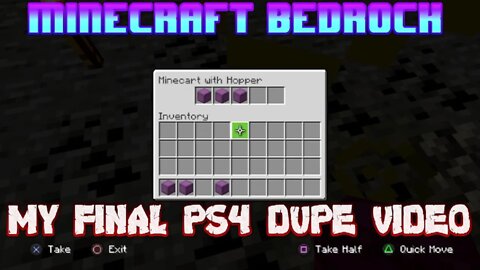 Minecraft: PS4 Ultimate Duplication Glitch (10/23/2020)