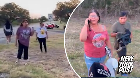 BREAKING: Video of mother of Uvalde shooter in heated confrontation with families of children gunned down