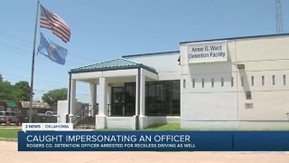 Rogers County detention officer accused of impersonating officer