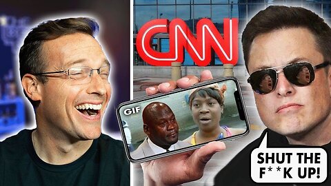 Elon Tells CNN To 'Shut the F**k Up!' After CNN Bans White People From Using Black Memes